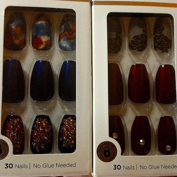 Bundle of 2 Sets imPRESS Press-On Nails - Medium, - Picture 2 of 4